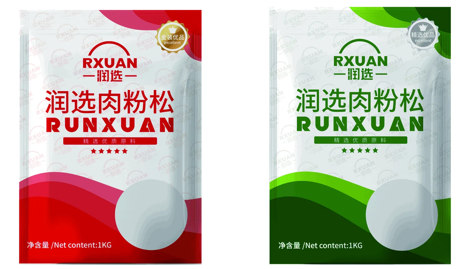 润选肉粉松海苔脆松产品包装